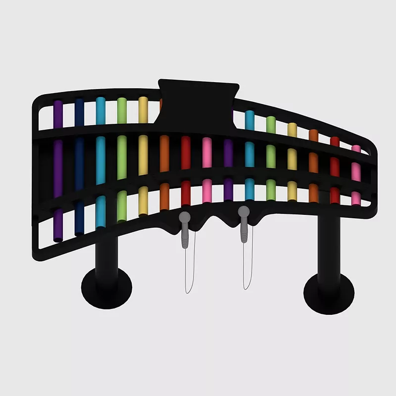 გაყოფილი Rainbow Xylophone
